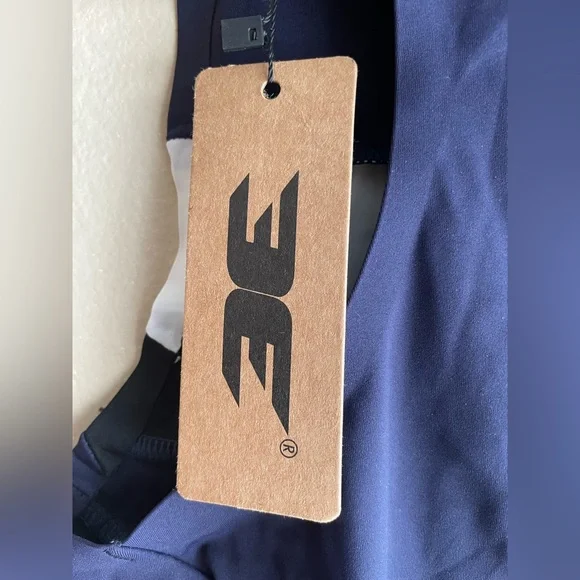 New Ace Zip Tank Top Navy Size Small - Picture 5 of 6